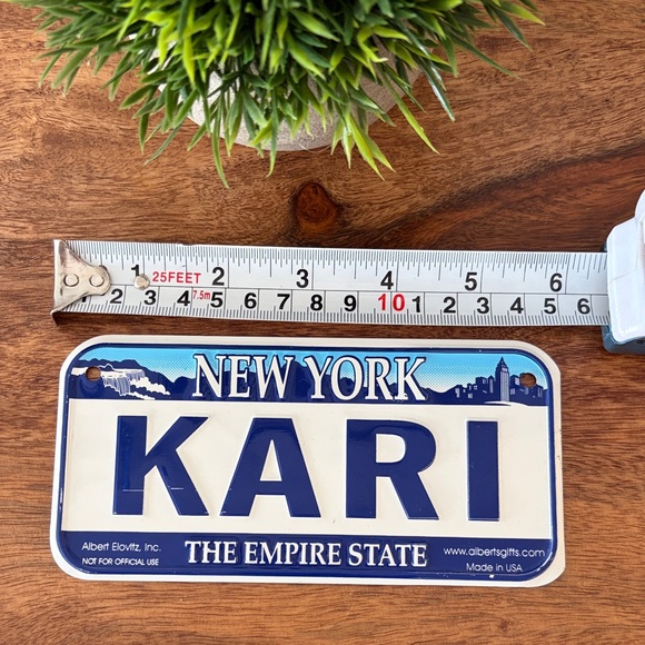 NY License Plate Decor - Picture 3 of 4